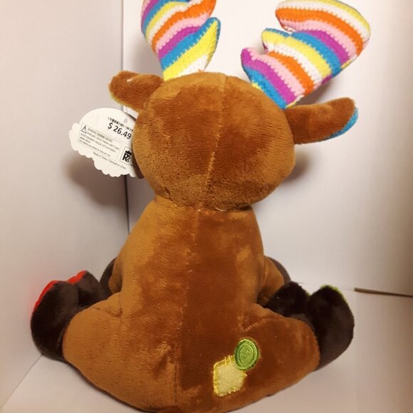 Rainbow Rascals Moose 11 inch Plush NWT - Picture 3 of 3